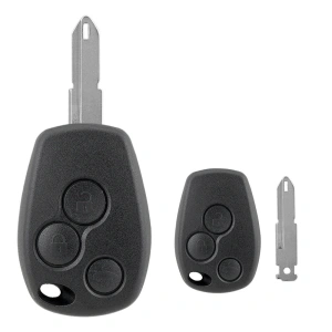  Carcasa Telecomanda Auto cu 3 butoane si lamela inclusa, compatibila Renault Trafic, Clio, Modus, Master, Vivaro, Movano - Img 4