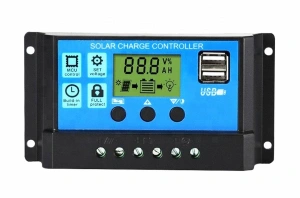 Controler/Regulator de incarcare panou solar, 12 - 24V, 30A, mini dual USB - Img 2