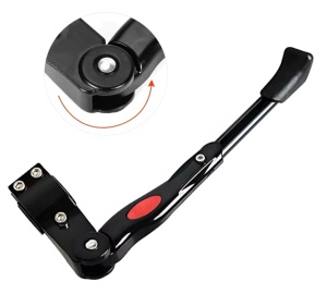 Cric bicicleta, picior de sprijin, culoare neagra - Img 5
