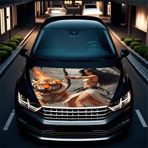 Folie Capota Auto "Hood Art" rezistenta la exterior, marime L (180 x 130cm) - Cod: AVX-CAPOTA-010L - Img 2