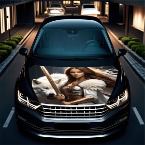 Folie Capota Auto "Hood Art" rezistenta la exterior, marime M (165 x 120cm) - Cod: AVX-CAPOTA-006M - Img 2