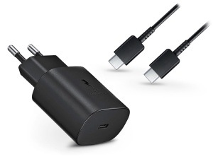 Incarcator 25W pentru Samsung A54 A55 TA800EBE-DX310JBE Type C 1.8M, Super Fast Charger, Negru - Img 1