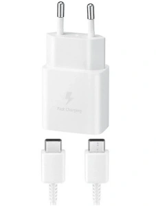 Incarcator pentru Samsung USB-C Fast Charger TA1510EWE-DA705BWE 15W Type-C 1M Alb
