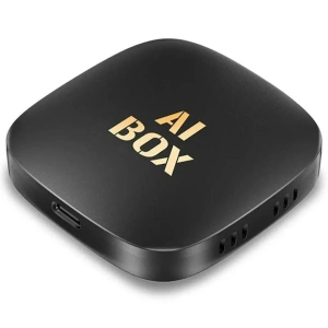 Modul adaptor auto "AI BOX" cu Android 13, Wireless CarPlay & Android Auto, GPS, WiFi, Bluetooth, Video, Muzică, Slot Card TF