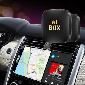 Modul adaptor auto "AI BOX" cu Android 13, Wireless CarPlay & Android Auto, GPS, WiFi, Bluetooth, Video, Muzică, Slot Card TF - Img 2