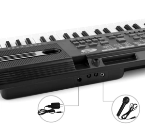 Orga electronica cu 61 de clape si microfon pentru copii (Keyboard, Pian electronic) - Img 5