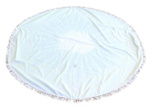 Prosop mare de plaja, super absorbant, forma rotunda, diametru 150cm, model Ananas - Img 3