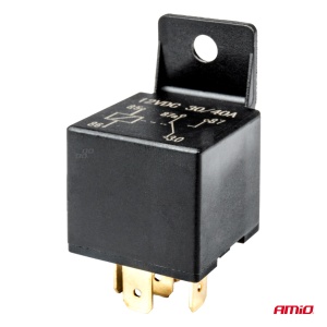 Releu auto universal cu 5 pini, tensiune 12V, 40A - Img 2
