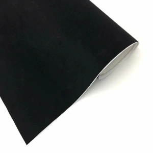 Rola folie pentru colantare auto, model Catifea Neagra, 15m x 1.35m