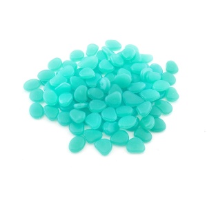 Set 100 pietre decorative fluorescente, culoare Albastru, AVX-AG653A - Img 1