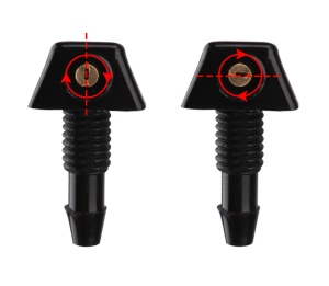 Set 2 diuze spalare parbriz Universale, culoare Neagra - Img 3