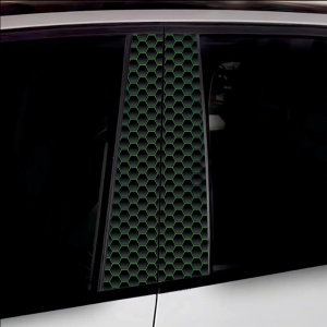 Set 2 stickere decorative pentru stalpii usilor, print autoadeziv de inalta rezolutie, dimensine 2 buc x 50 x 22 cm , cod: AVX-SSU-05 - Img 1