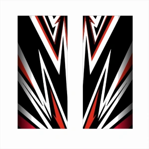 Set 2 stickere decorative pentru stalpii usilor, print autoadeziv de inalta rezolutie, dimensine 2 buc x 50 x 22 cm , cod: AVX-SSU-29 - Img 2