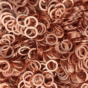 Set 200 de șaibe din cupru, 9 dimensiuni diferite, pentru buson baie de ulei sau alte reparatii - Img 6