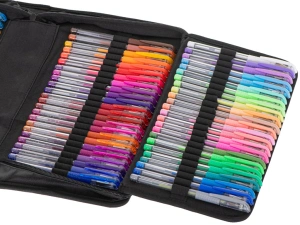 Set 242 piese, Pixuri cu gel multicolor + Rezerve + Carte de colorat + Penar - Img 6