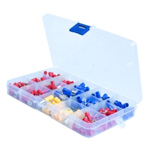 Set 280 de conectori de sertizare izolati, 15 tipuri, in carcasa de plastic - Img 4