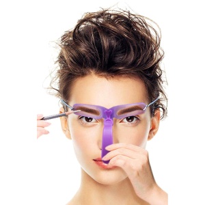 Set 8 sabloane profesionale pentru modelare sprancene - Img 2