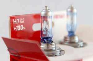 Set becuri cu halogen H7 12V 55W LumiTec LIMITED + 130% DUO BOX - Img 2