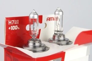 Set becuri cu halogen H7 12V 55W LumiTec SILVER + 100% DUO BOX - Img 2