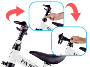 Tricicleta TRIKE FIX MINI, 3in1 adaptabila, culoare Alba - Img 5