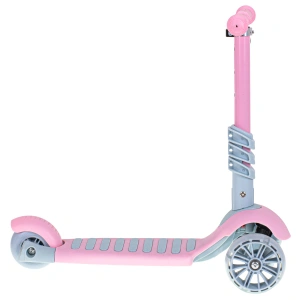 Tricicleta + Trotineta + Skateboard (3in1) roti iluminate LED - ROZ - Img 5