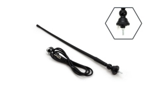 Antena radio auto universala 34cm cu adaptor 5mm ANT02 - Img 2