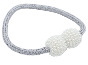 Bratara magnetica de prindere perdele/draperii, model PEARLS - Img 2