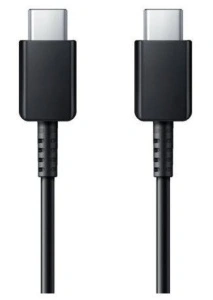 Cablu de date Samsung EP-DW767JBE USB-C la USB-C 3A 1,8m Negru