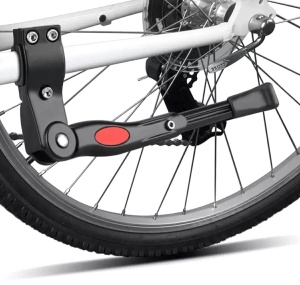 Cric bicicleta, picior de sprijin, culoare neagra - Img 2