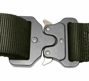 Curea Tactica pentru pantaloni, culoare Camuflaj cu catarama Neagra - Img 4