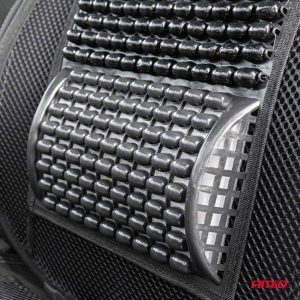 Husa scaun auto cu bile de masaj, suport lombar si tetiera, dimensiuni 125 x 52 cm, culoare Neagra - Img 4