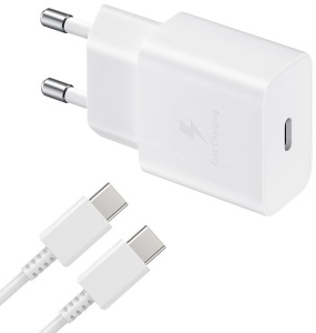 Incarcator pentru Samsung A11 A12 USB-C Fast Charger TA1510EWE-DA705BWE 15W Type-C 1M Alb - Img 3