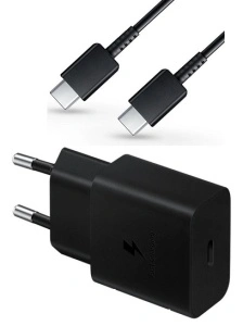 Incarcator pentru Samsung A14 USB-C Fast Charger TA1510EBE-DA705BBE 15W Type-C 1M Negru - Img 3