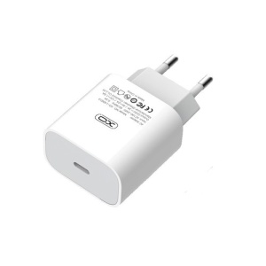 Incarcator priza XO-L77, Type-C, Power Delivery, 20W, Alb - Img 1