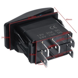 Intrerupator ”FRONT DIFFERENTIAL LOCK” pentru Off-Road, ATV, SSV, QUAD - Img 3