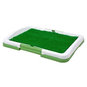 Litiera Inteligenta cu iarba artificiala pentru caini si catei de talie mica, 47 x 34cm - Img 3