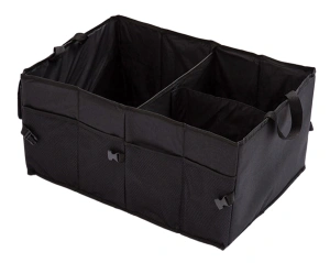 Organizator portbagaj auto cu 9 buzunare, 55 x 38 x 26cm, culoare neagra - Img 4