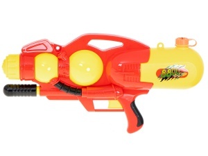 Pistol Lansator de apa pentru copii, model MEGA XXL, volum 2400 ml, dimensiune 60cm - Img 2
