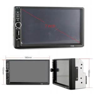 Player Video Auto dimensiune 2DIN, + Camera Marsarier INCLUSA, TouchScreen de 7 inch, 4 x 50W, model WDS-30 cu Bluetooth, Handsfree, Radio, MP3, WMA, MP4, AUX, Card, Telecomanda - Img 4