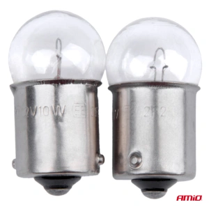 Set 2 becuri cu halogen, soclu R10W, BA15s, alimentare 12V - Img 3