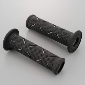 Set 2 buc. Manere Moto/ATV din cauciuc antiderapant, universale, culoare Neagra - Img 3