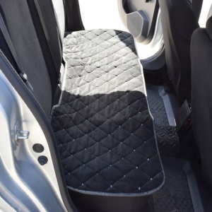 Set 3 huse pentru sezut scaune auto, culoare neagra - Img 3