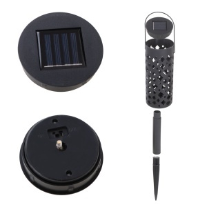 Set 4 lampi solare de gradina cu picior si agatatoare tip "Felinar" cu LED - Img 9