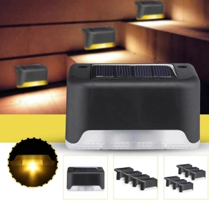 Set 8 Lampi solare LED pentru iluminat scari exterioare cu senzor crepuscular - Img 2