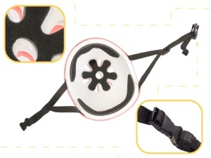 Set Protectie pentru copii, 7 piese, model SKATEBOARD, culoarea Roz - Img 4
