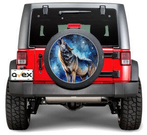 Sticker Auto "Roata de Rezerva" rezistenta la intemperii si raze UV, diametru 55 cm, Cod: AVX-RR01