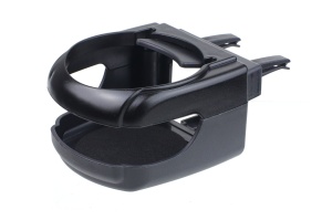 Suport auto universal pentru pahare, montaj in grila de ventilatie, culoare neagra, DH-03 - Img 2
