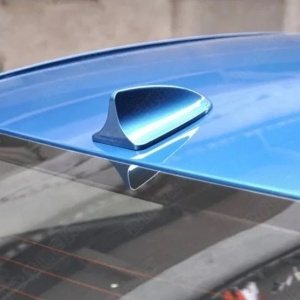 Antena auto activa AM - FM tip "SHARK TAIL" culoare ALBASTRU