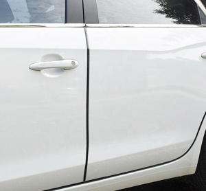 Banda flexibila pentru protectie contur portiere auto, profil "U", lungime 5m, culoare Neagra - Img 3