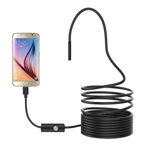 Camera endoscopica de inspectie, waterproof, 5,5mm, conectare Android/Windows prin microUSB - USB, lungime cablu 5m - Img 2